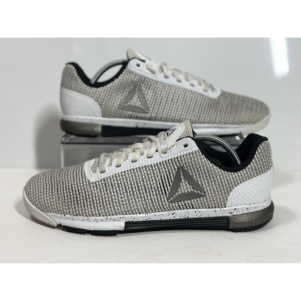 Womens Reebok Speed TR Flexweave Gray Crossfit Training Shoes Sneakers Size 9 M
